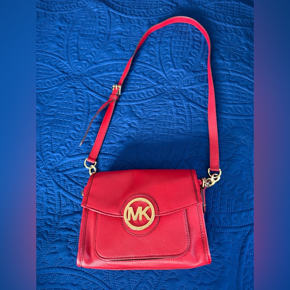 Michael Kors Bold Red Crossbody Bag